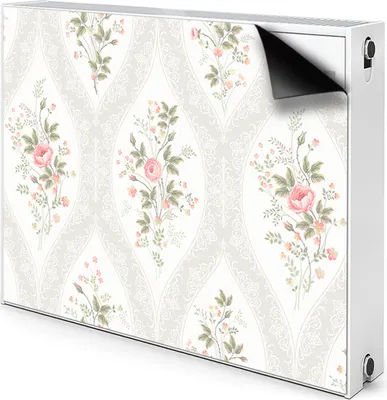 Produktbild von Magnet Heizkörper-Abdeckung Verkleidung Abdeckung Heizkörperabdeckung 90x60 cm - Retro, Tapete