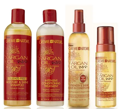 Obrázek produktu pro Sada produktů s arganovým olejem pro péči o vlasy a dosažení lesklých vlasů