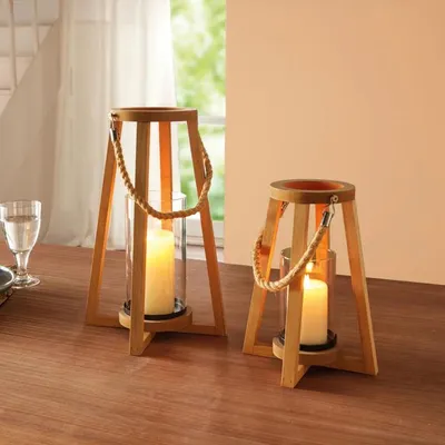 Produktbild von Laterne "Conical", 2er Set Kerzenhalter