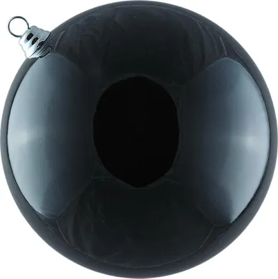 Obrázok produktu pre DECOLED Plastová guľa, priem. 30 cm, čierna, lesklá