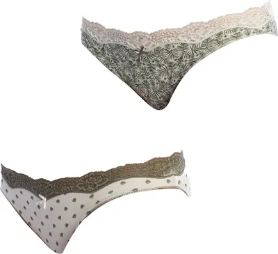 Produktbild von Janira 2er-Pack Damen-Baumwoll-Mini-Slips Coquettes 1031500