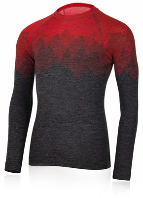 Produktbild von WELOR Herren nahtloses Merino-Langarmshirt
