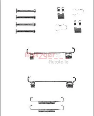 Produktbild von Zubehörsatz Feststellbremsbacken METZGER hinten passend für PEUGEOT BOXER Kasten für FIAT DUCATO Pritsche/Fahrgestell (230) DUCATO Kasten (244)