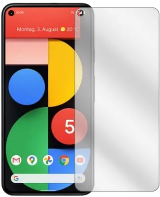 Produktbild von 5x Schutzfolie für Google Pixel 5 klar Displayschutzfolie Folie Display Schutz dipos