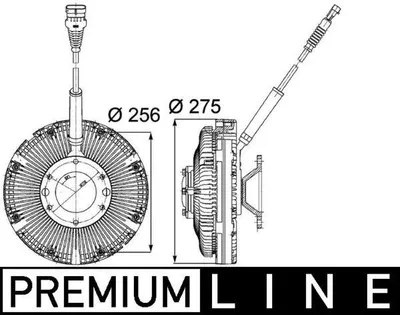 Produktbild von MAHLE Kupplung, Kühlerlüfter x CFC 97 000P