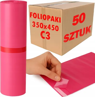 Immagine prodotto di Pacchetti di fogli per corriere Rosa C3 350x450mm - 50 pz.
