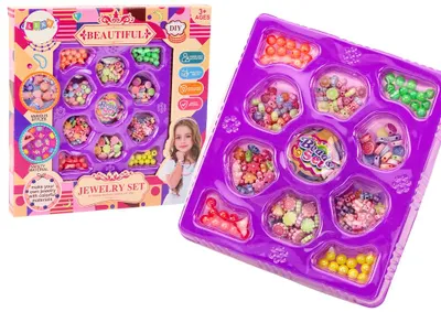 Imagen del producto de Cuentas para hacer joyas, juego de colgantes de flores creativos Diy