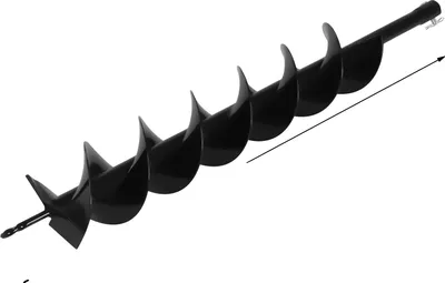 Obrázok produktu pre Elektrická vŕtačka do pilót, výkon 1,9 kW, veľkosť vrtáka 12 cm, vŕtačka a bit1, 120 mm