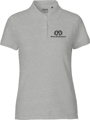 Produktbild von Huuraa Damen Polo Shirt Spielmannszug Schützenfest XL Sport Grey Bio Baumwolle Fairtrade Poloshirt Geschenkidee