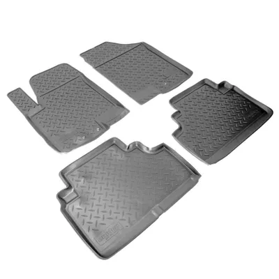 Produktbild von 3D Gummi Fussmatten für KIA Venga | Typ YN | BJ 2009 - 2019 | passgenau + Rand
