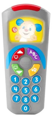 Produktbild von Fisher-Price Laugh & Learn Lernspaß Hündchen-Fernbedienung Lernspielzeug für Babys und Kleinkinder mit Musik und Lichtern, deutsche Version, 0,5 Jahr(e), Mit Ton, Batterien erforderlich, AAA, Kunststoff, Mehrfarbig