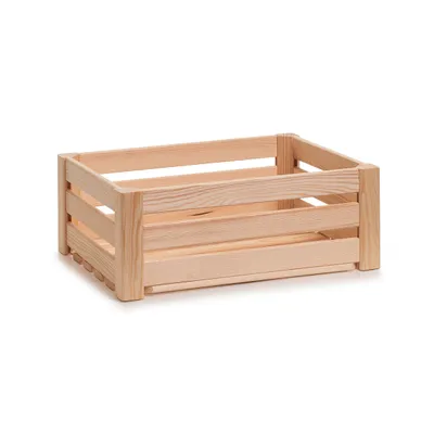 Produktbild von Zeller Aufbewahrungs-Kiste "Leisten", Kiefer, 40 x 30 x 15 cm, 13361