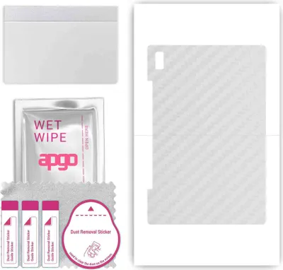 Produktbild von apgo Rückseite Schutzfolie, Skin, kompatibel mit Oukitel OKT1, Hinten Displayschutzfolie aus Vinylfolie, kratzfest, einfache Montage - Transparenter Kohlenstoff