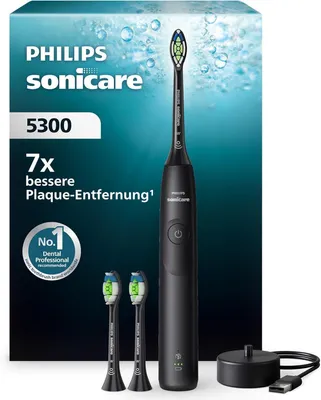 Produktbild von Elektrische Zahnbürste, Schallzahnbürste mit 2 Intensitätsstufen, Andruckkontrolle, EasyStart, Smartimer und BrushPacer
