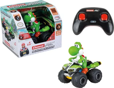 Produktbild von Quad Yoshi Funkauto, 2.4 GHz, Maßstab 1:20, CARRERA Mario Kart, Ab 6 Jahren