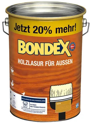 Produktbild von Bondex Holzlasur für Außen 4,8 L kiefer
