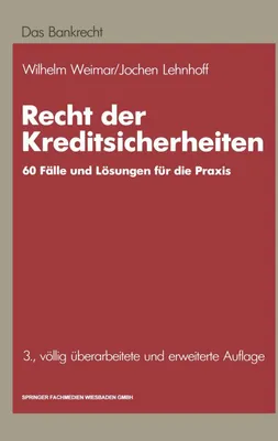 Produktbild von Recht der Kreditsicherheiten