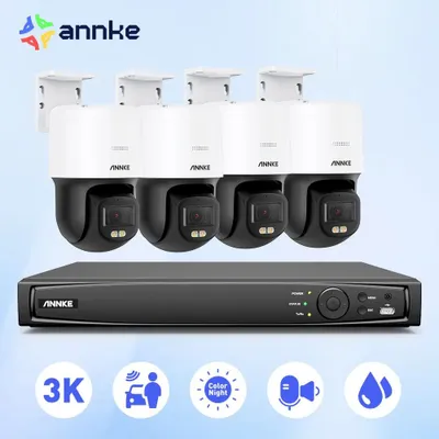 Image de Caméra de surveillance 3K PTZ, caméra dôme, caméra IP, caméra de surveillance, caméra CCTV