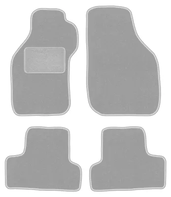 Productafbeelding van Velours automatten voor Mitsubishi Eclipse III 1999-2006 (coupé) – 4-delig, grijs, op maat – Wielganizator OSLO