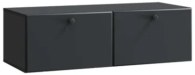 Obrázok produktu pre vidaXL Nástenná TV skrinka 98 x 41 x 30 cm Čierna Dřevotrieska