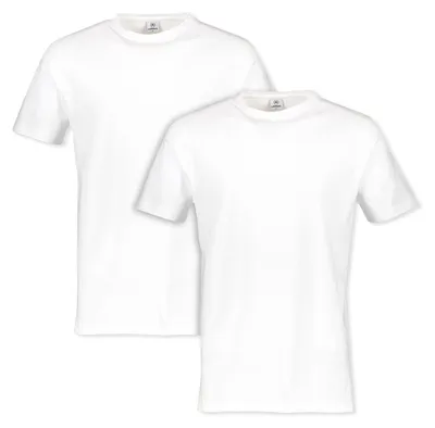 Produktbild von LERROS Doppelpack T-Shirt Rundhals in Premium Baumwollqualität , Farbe: WHITE , Größe: XL
