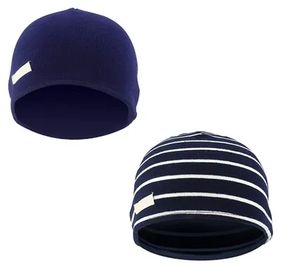 Obrázok produktu pre LACOFIA, detská čiapka typu "beanie" pre chlapcov, vyrobená z mäkkej bavlny, pletená, vhodná pre batočiata