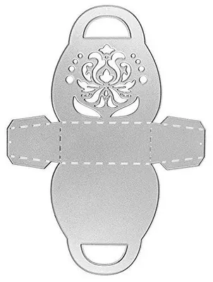 Stanzschablone Geschenktüte 2, 17,5 x 12,5 cm, 2 Stück