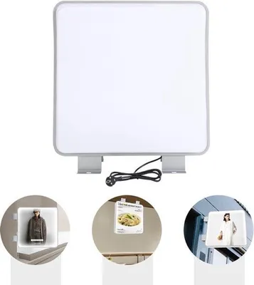 Obrázek produktu pro LED světelný box, oboustranný - 16W - 60x60 cm - Reklamní tabule pro venkovní použití - Vodotěsný