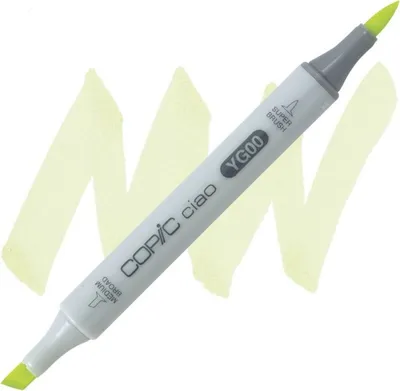 Immagine prodotto di COPIC Ciao Pennello e scalpello bifacciale, YG00 Giallo mimosa