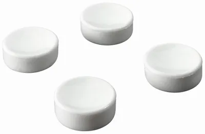 Produktbild von Hettich Pinnwandmagnet 11 x 25 mm weiß - 4 Stück