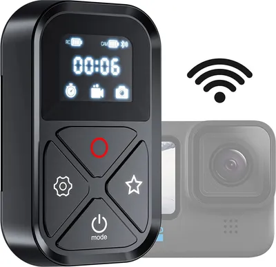 Produktbild von TELESIN Kabellose Bluetooth-Fernbedienung kompatibel mit Gopro Hero 11 Hero 10 Hero 9 Hero 8 Max wasserdichte Kamera-Controller-Fernbedienung mit Armband
