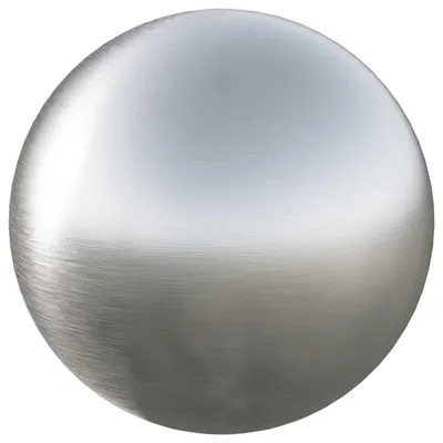 Immagine prodotto di vidaXL Palla in acciaio inossidabile spazzolato, diametro 47 cm, argento, modello 201