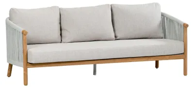 Produktbild von Loungesofa Es Vedra | 3-Sitzer | Teakholz | Creme