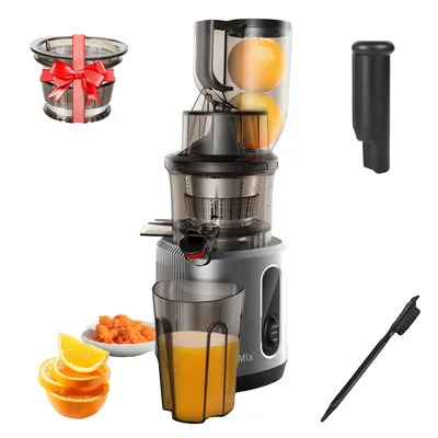 Obrázok produktu pre Odšťavovač lisovaný za studena, výkon 200 W, tichá prevádzka, s filtrom ako darčekEÚ