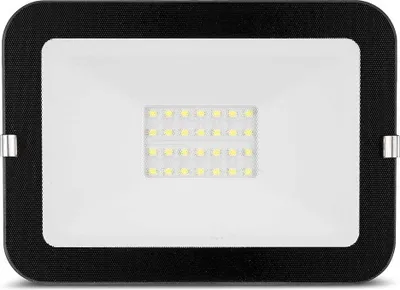 Produktbild von REV MIRANO LED Strahler für außen – IP65, LED Lampe 20W, 1800lm, 6500K – ideal für Hofeinfahrten, Garagen & Hauseingänge - schwarz