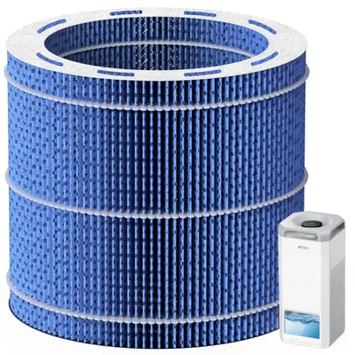 Ersatzfilter für TEFNUT Luftbefeuchter, 1 Stück, blau