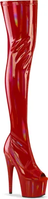 Produktbild von ADORE-3011HWR Damen Boots von Pleaser, Rot  , EU 36, US 6