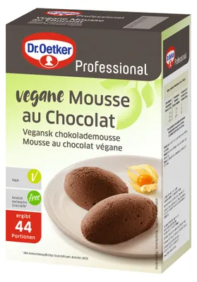 Produktbild von Dr. Oetker Professional Vegane Mousse au Chocolat Packung 1000g