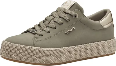Zdjęcie produktu dla Niskie sznurowane buty Tamaris w kolorze zielonym, rozmiar 40