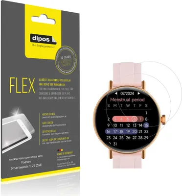 Zdjęcie produktu dla 2x dipos Flex Yoever Smartwatch 1.27 Zoll