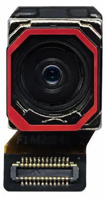 Produktbild von Clappio, Frontkamera 50 MP für Xiaomi 17 / 17 Ultra mit Flexkabel, Schwarz / Rot