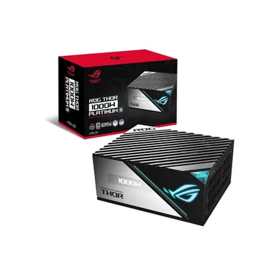 Produktbild von ROG THOR 1000P2-GAMING Netzteil 1000 W 20+4 pin ATX Schwarz, Silber