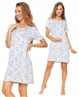 Obrázok produktu pre Moraj dámska nočná košeľa Sleepshirt 3400-004 PATT 1, veľkosť: 3XL