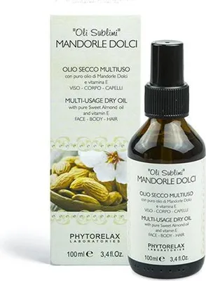 Produktbild von Phytorelax Laboratories 8030976011399, 100 ml, Universalhülle, Elastizität, Feuchtigkeitsspendend, Weichmachend, Belebend, Flasche, Caprylic/capric triglyceride, Prunus amygdalus dulcis (Sweet almond) oil, Coconut alkanes,...