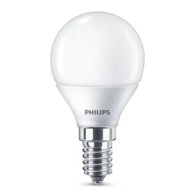 Produktbild von Philips LED Leuchtmittel Tropfen 5,5W = 40W E14 matt 470lm warmweiß 2700K 270°