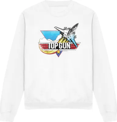 Immagine prodotto di Top Gun - Felpa "Jet Swoop" per uomo/donna Unisex TV12957 (L) (Bianco)