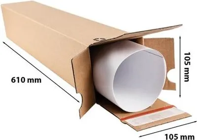 Zdjęcie produktu dla Pudełko TubeBox 105x105x610mm