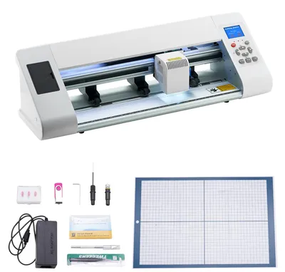 Immagine prodotto di Tagliacavi automatico per vinile - Larghezza di 600 mm - Precisione di 0,1 mm - Ideale per lavori artigianali