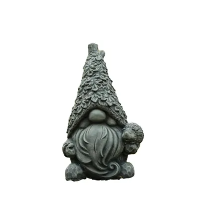 Produktbild von Zwerg im Wald Märchenfigur aus Steinguss Neu Frostfest Witterungsbeständig Steinfigur für den Garten zur Dekoration Gartenfigur Zwerge DE-1013