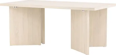 Image de Bassholmen table de salle à manger 90x180 cm whitewash.